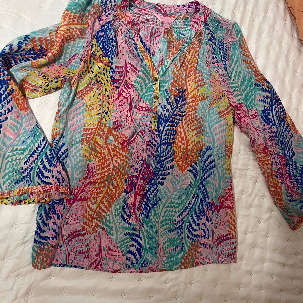 Lilly Pulitzer Colorful Blouse